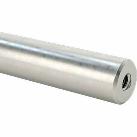 BSC PREFERRED Tapped Linear Motion Shaft Tapped x Straight 52100 Alloy Steel 5/8 Diameter 12 Long 6649K705